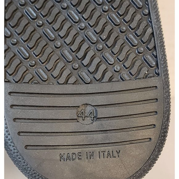 Brogue Black Dress Wingtip Sneakers Men's Size US 10 Genuine Italian Leather NEW - Picture 8 of 10